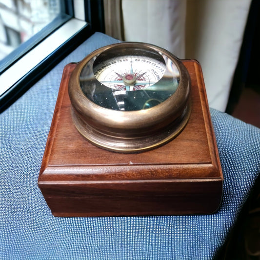 Dollond London brass compass