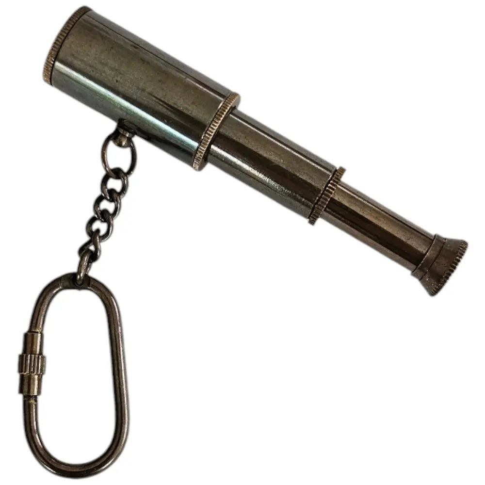 antique telescope keychain