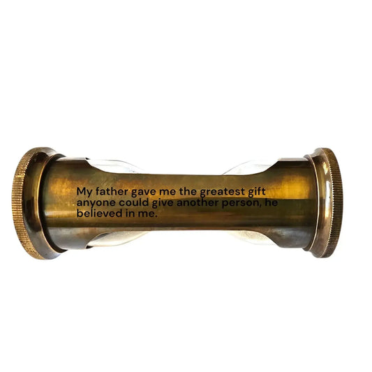 1 Minute Sand timer | Engravable | Brass mypirateshop