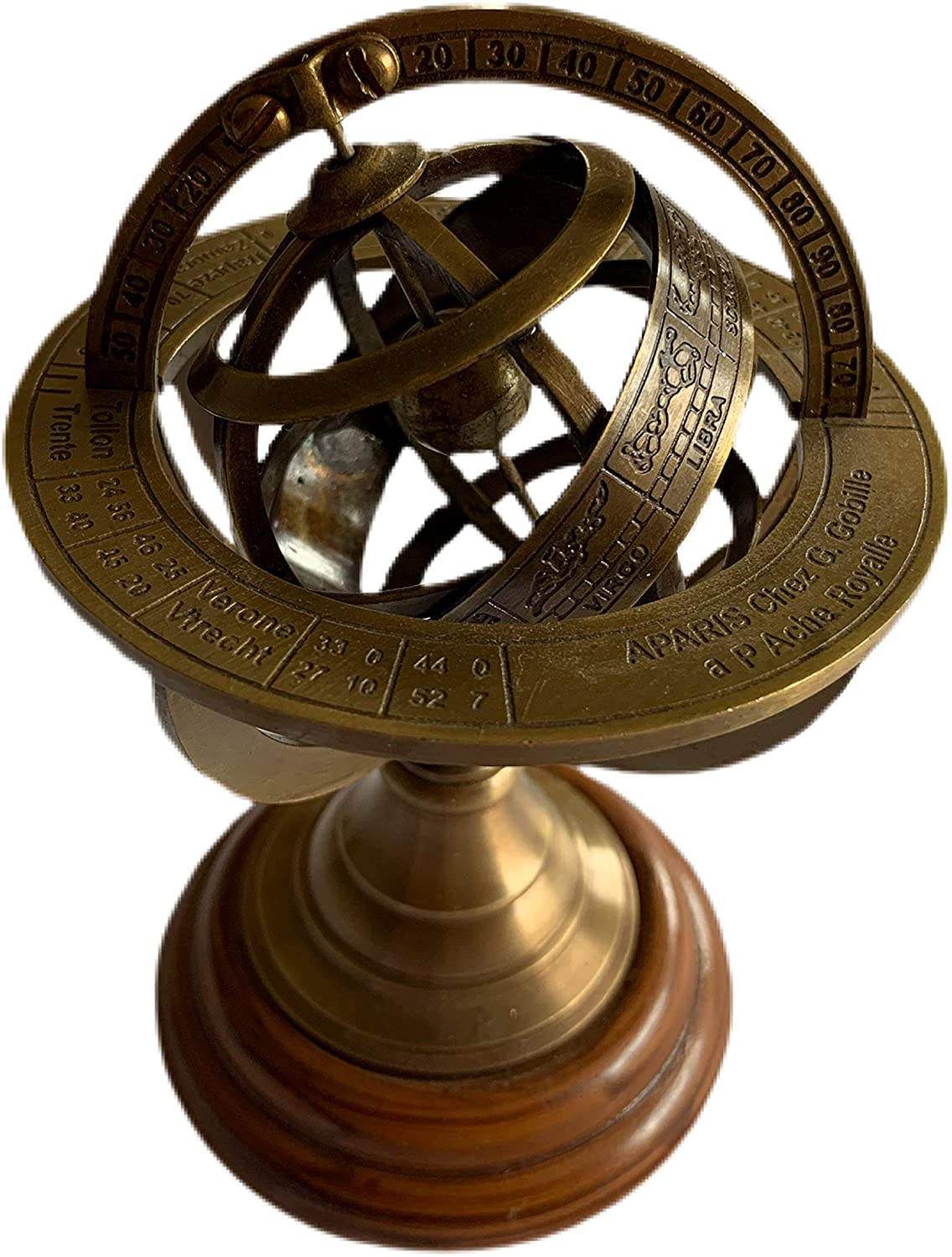 Brass Armillary globe