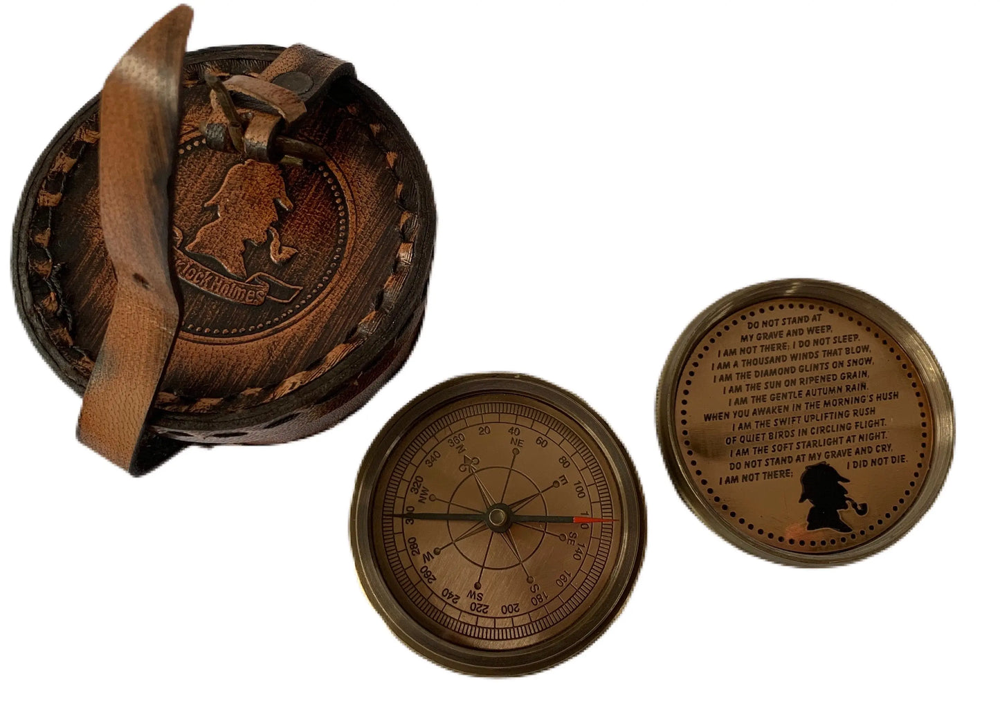 Sherlock Holmes Compass with Case mypirateshop