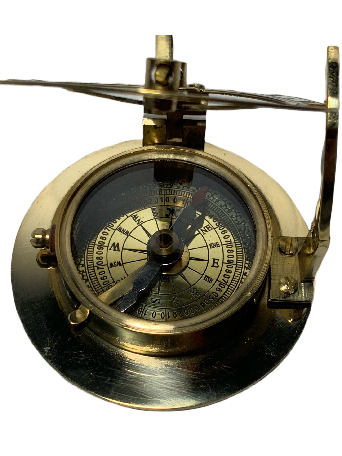 Small Gold Round Sundial