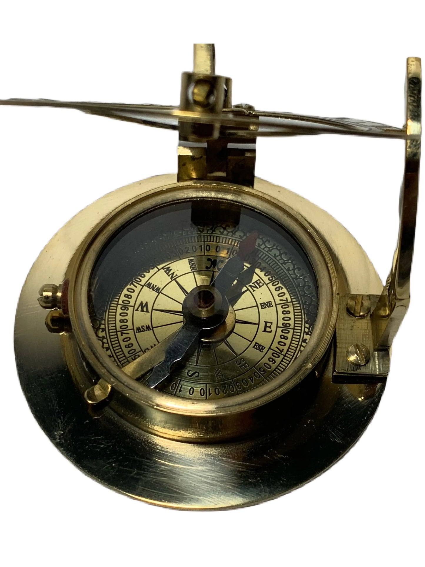 Small Gold Round Sundial mypirateshop