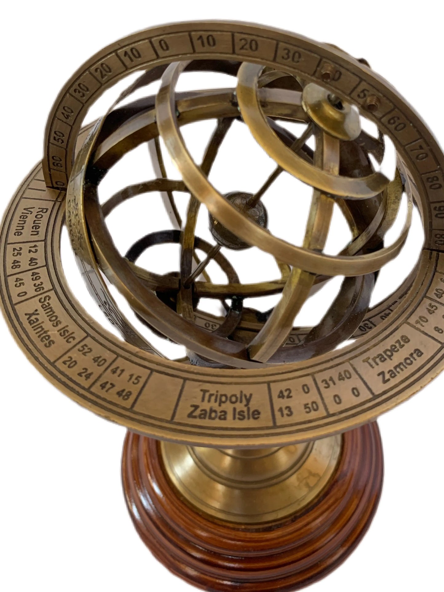Medium Brass Armillary Sphere mypirateshop