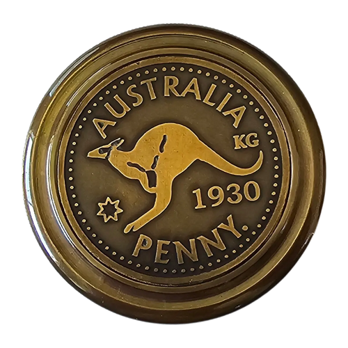Australia Penny | Brass Compass | Personalized gifts