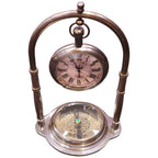 Collectible Brass Mantel Clock – Perfect for History Enthusiasts