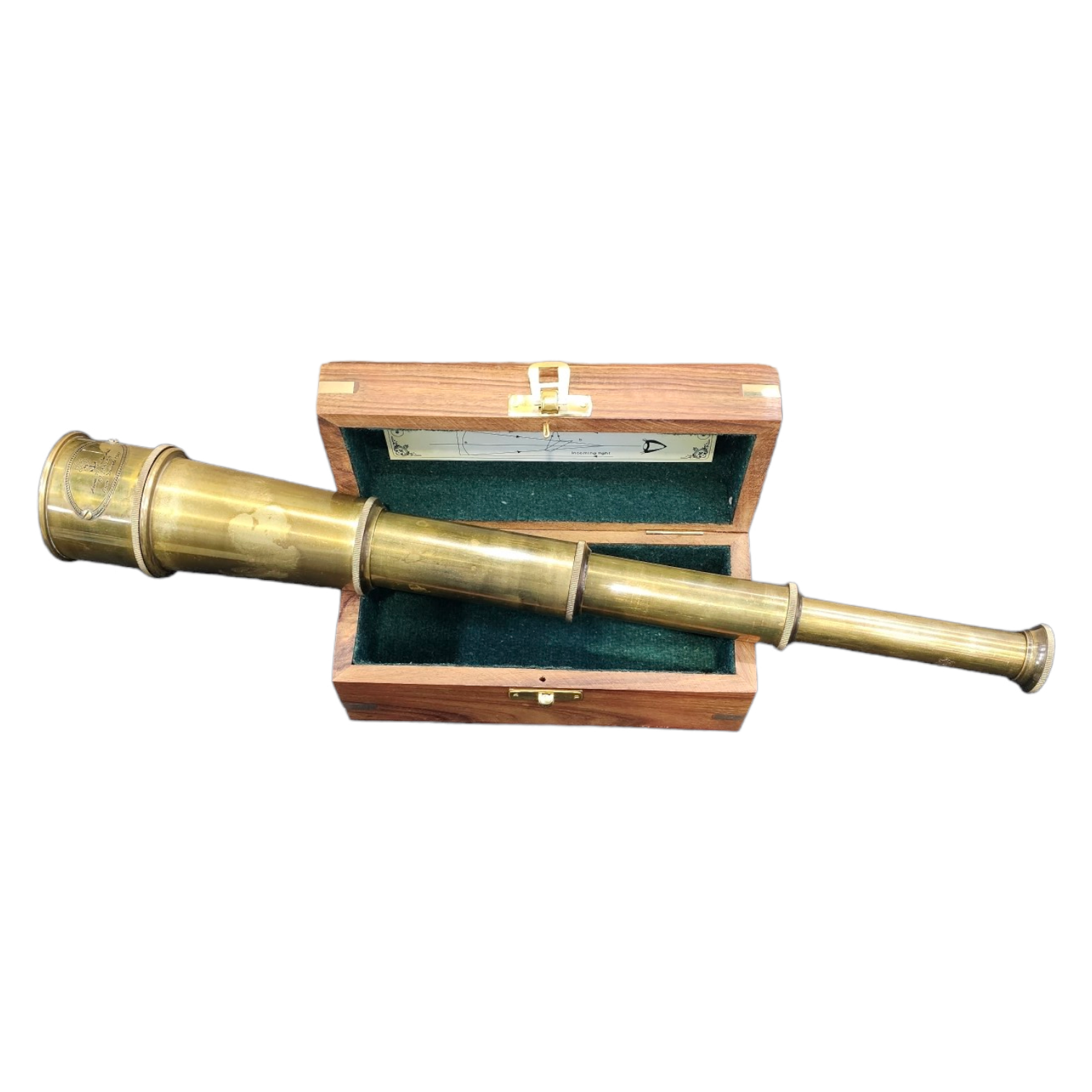 Dollond London Brass telescope with box