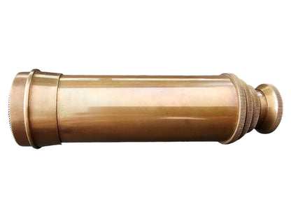 Luxury Brass Pirate Telescope with Custom Engraving for Gifting | Brass Patina telescope