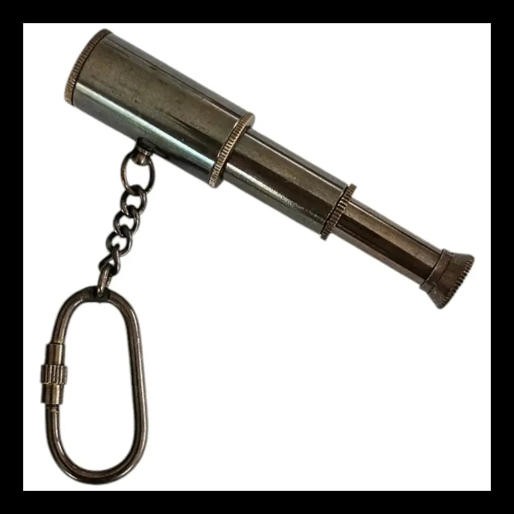antique telescope keychain
