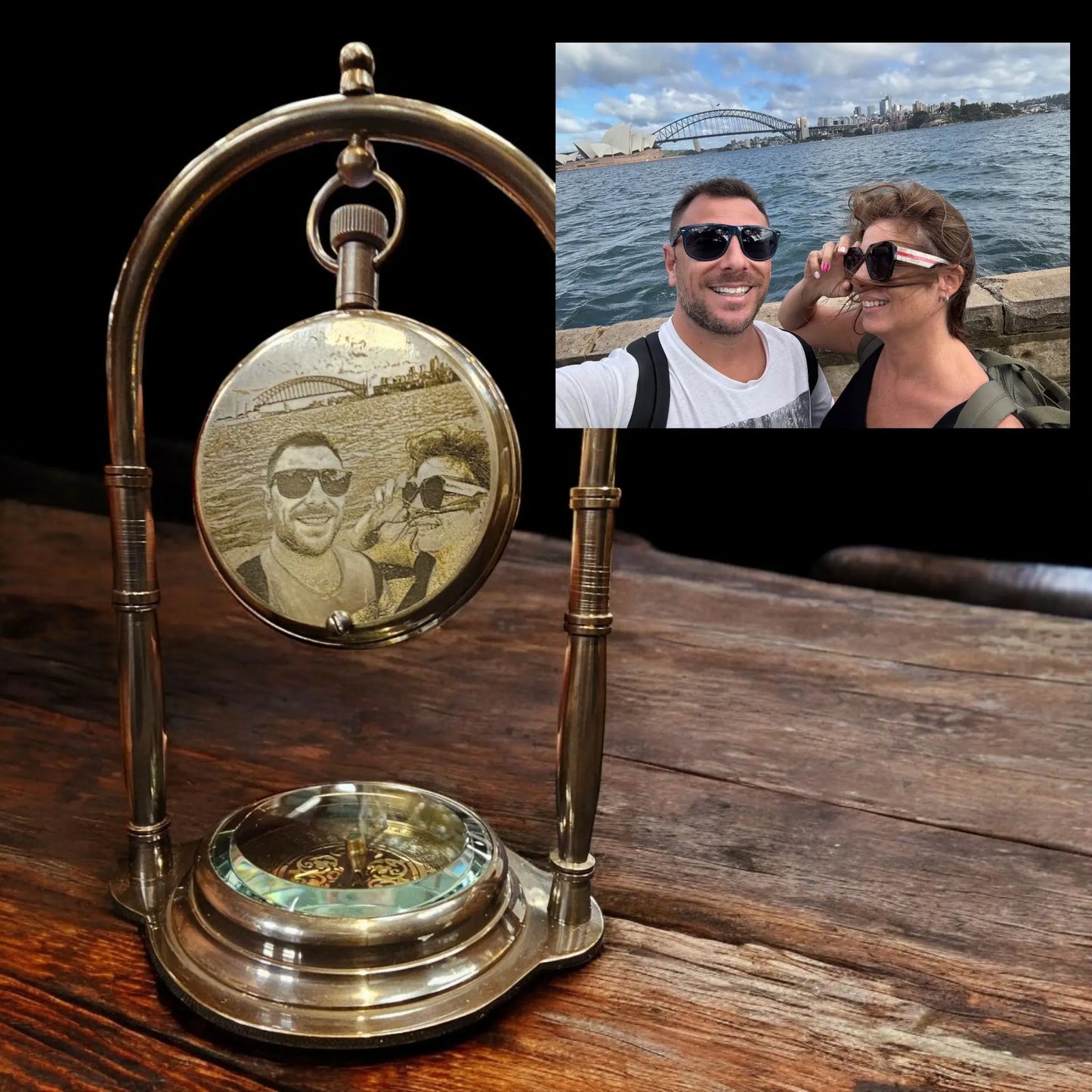 Engrave the back of your clock with a photo, logo, name, message or even your own handwritten message.