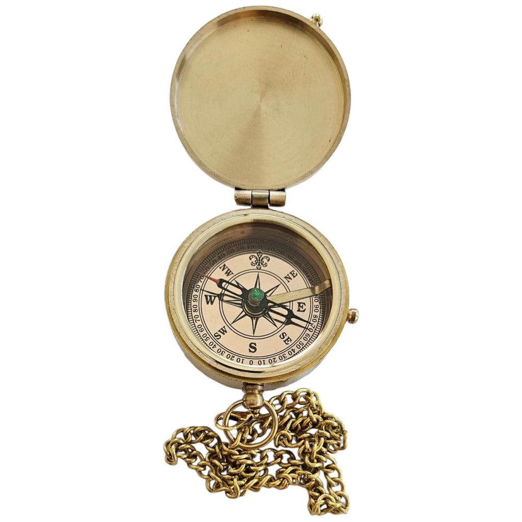 Golden compass - open