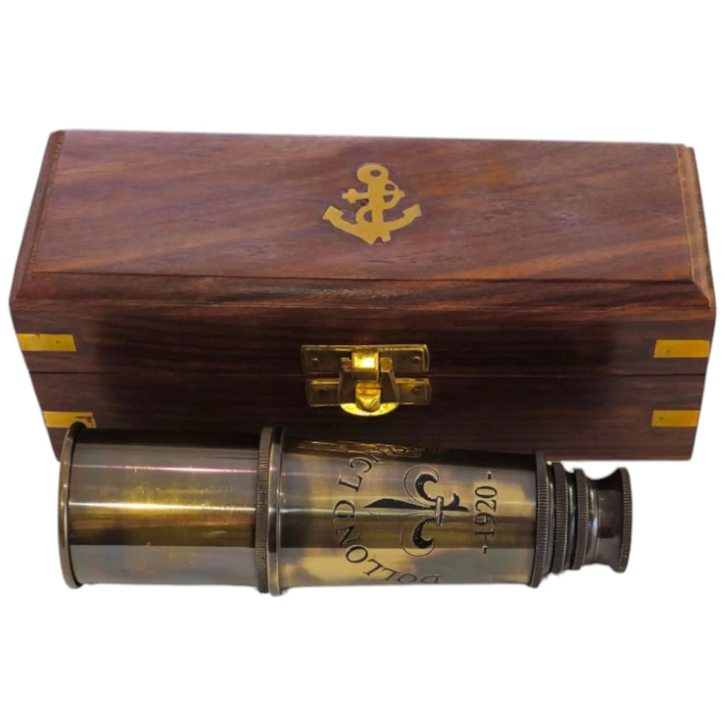 Dollond London telescope with box