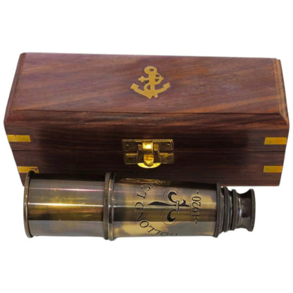 Dollond London telescope with box