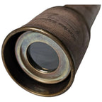 Antique Brass Torch Telescope – Vintage Explorer’s Spyglass with Engraving mypirateshop