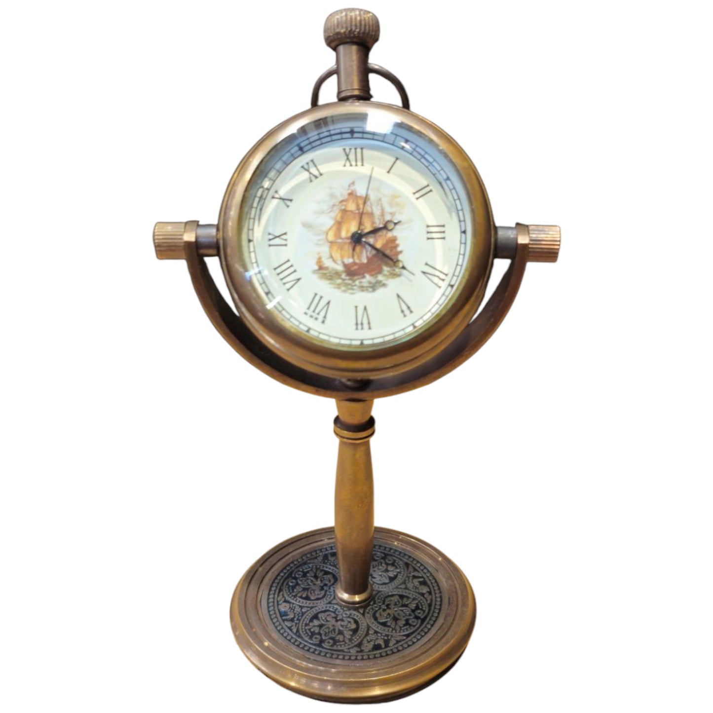 Old Nautical Ship | Table Clock | Engravable