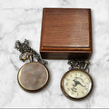 Australia Penny pocket watch with wooden box mypirateshop