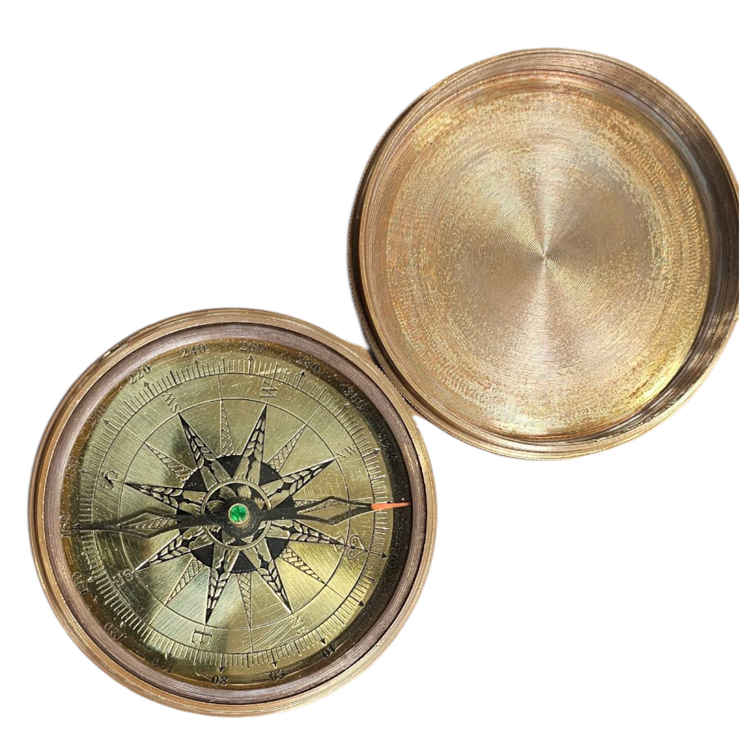 Brass compass 