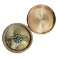 Engravable brass compass