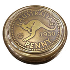 Australia Penny Brass compass