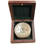 Brass perpetual calendar compass