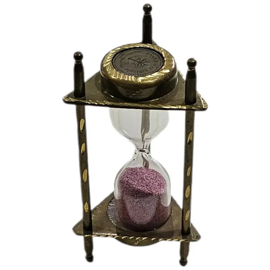 Vintage One Minute Brass Sandtimer mypirateshop