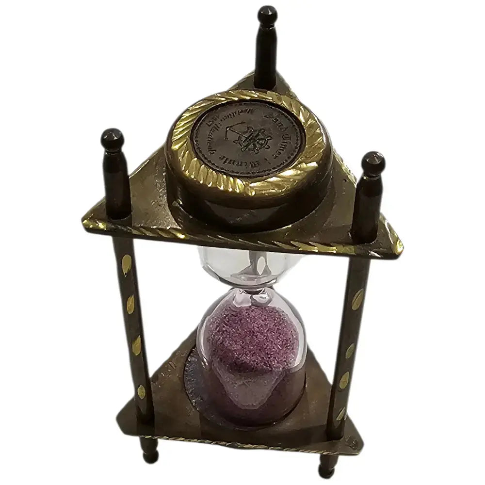 Vintage One Minute Brass Sandtimer mypirateshop