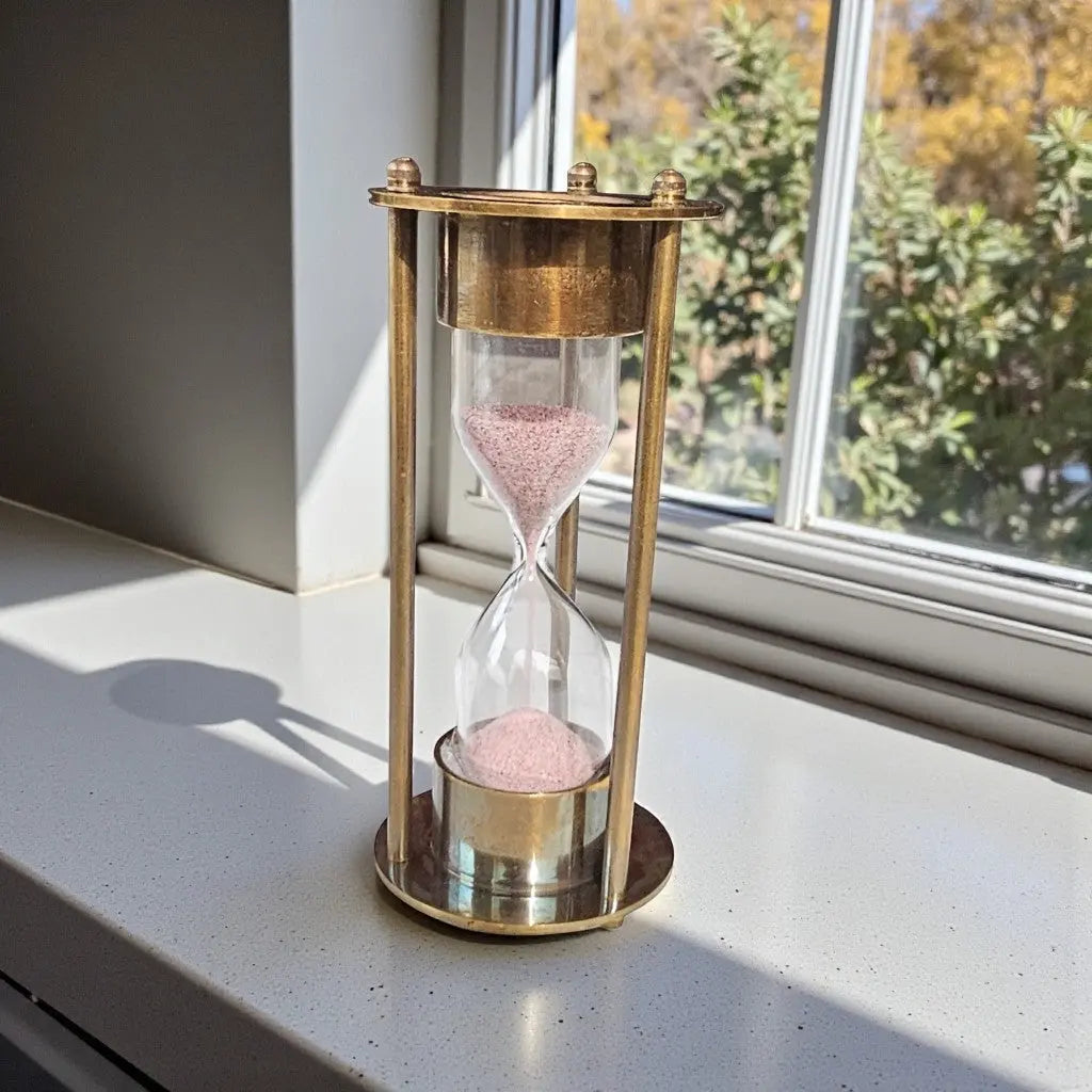 Nautical Sand Timer with Dual compasses | One Minute – mypirateshop