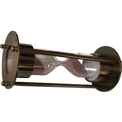 Nautical Sand Timer with Dual compasses | One Minute