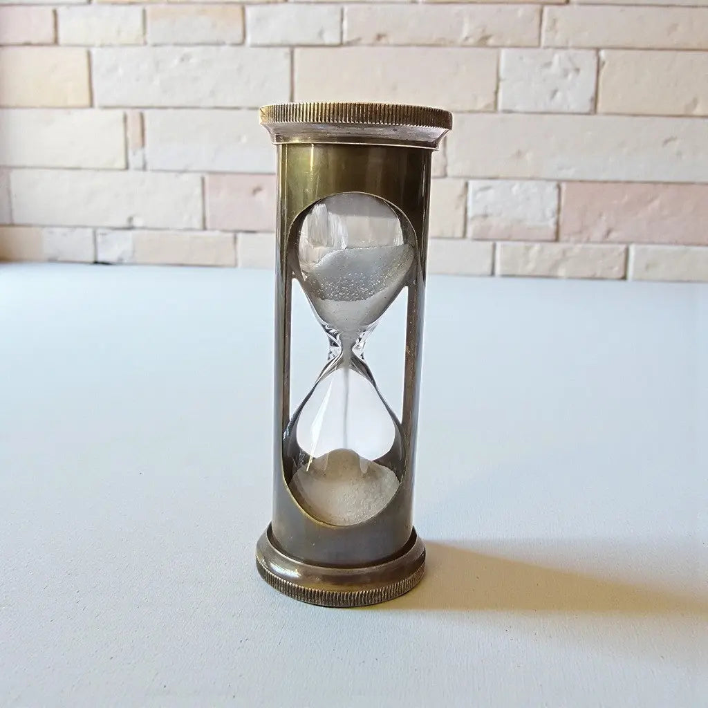 1 Minute Sand timer | Engravable | Brass