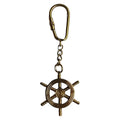Captain's Wheel Keyring | Nautical Ship's Wheel