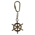 Captain's Wheel Keyring | Nautical Ship's Wheel