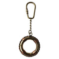 Lifebuoy keyring with copper accents