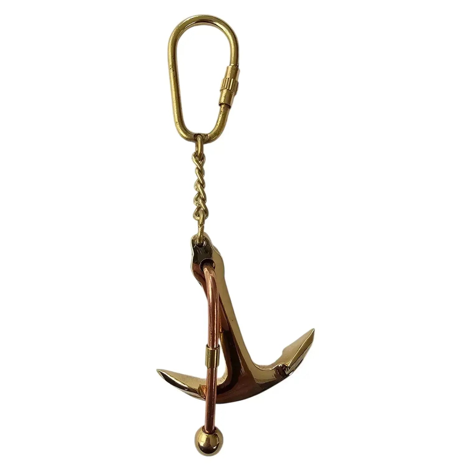 Ship's Anchor | Brass Keyring