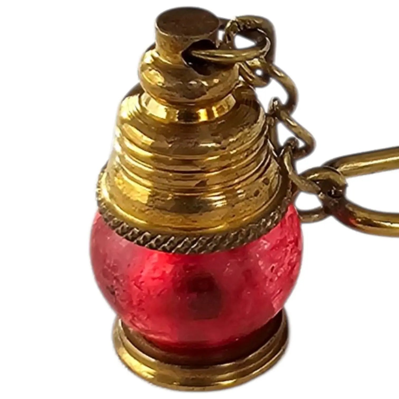 Nautical Red Lamp Keyring