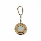 Brass Copper Nautical Porthole keyring