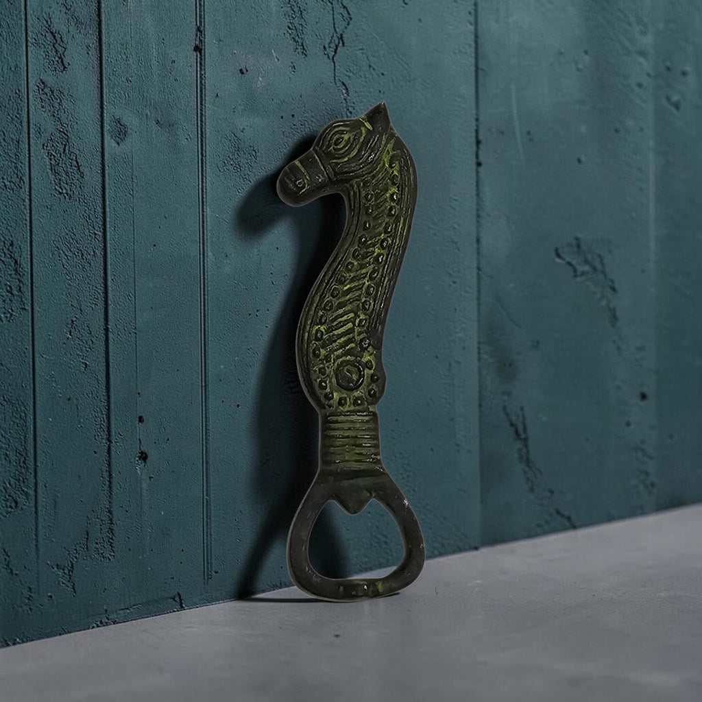 Seahorse Bottle Opener | Cast Iron Vintage Bar Accessory mypirateshop