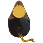 Compass with leather case