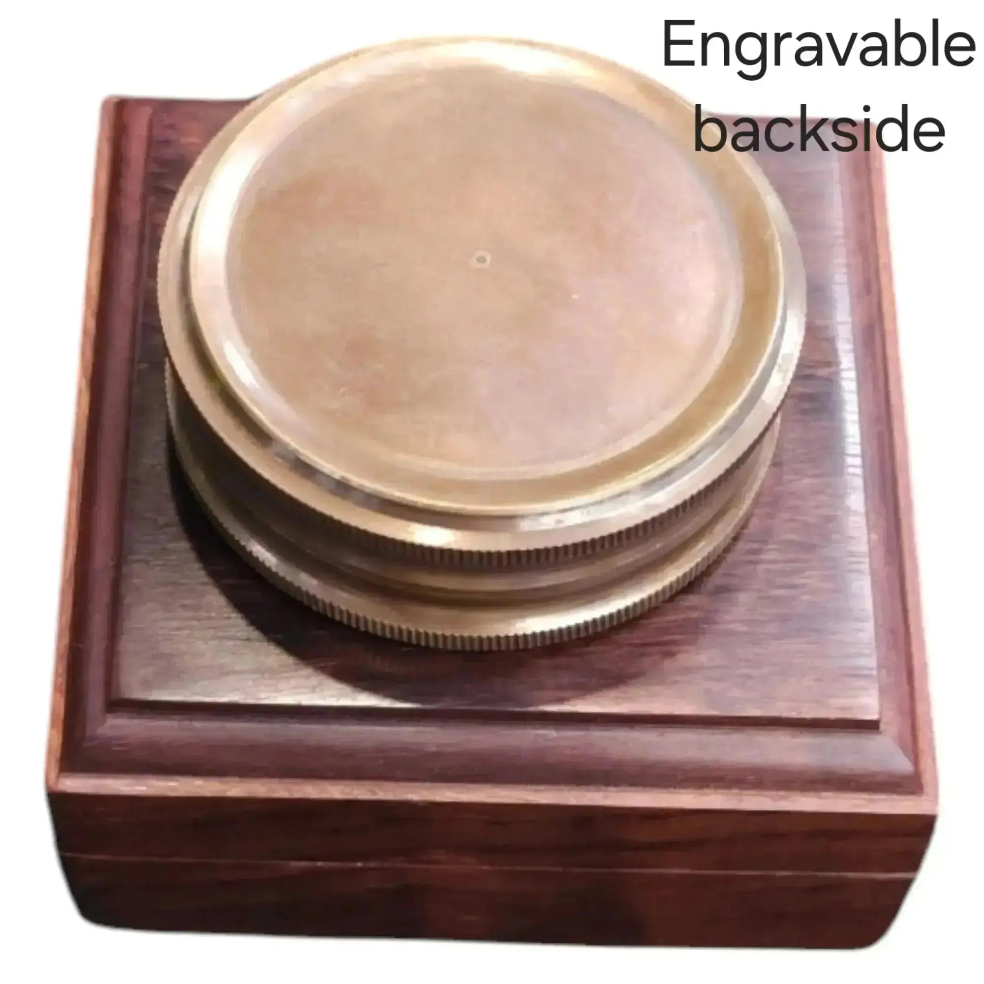 engravable backside