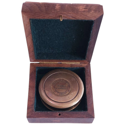 Dollond London Ship Compass | Vintage Brass Nautical Gift | Customisable mypirateshop