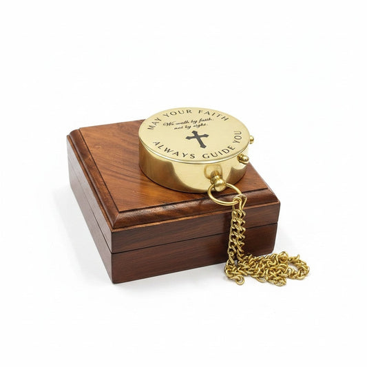 Brass Compass | Baptism and Confirmation gift Motivational mypirateshop