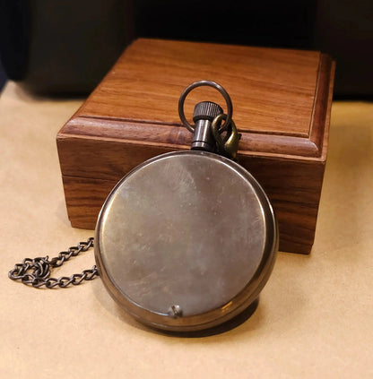 Backside of pocket watch - Engravable