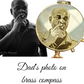 Father's day gift - compass with dad's photo