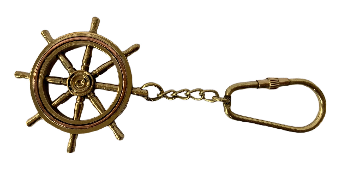 Nautical Wheel Keyring
