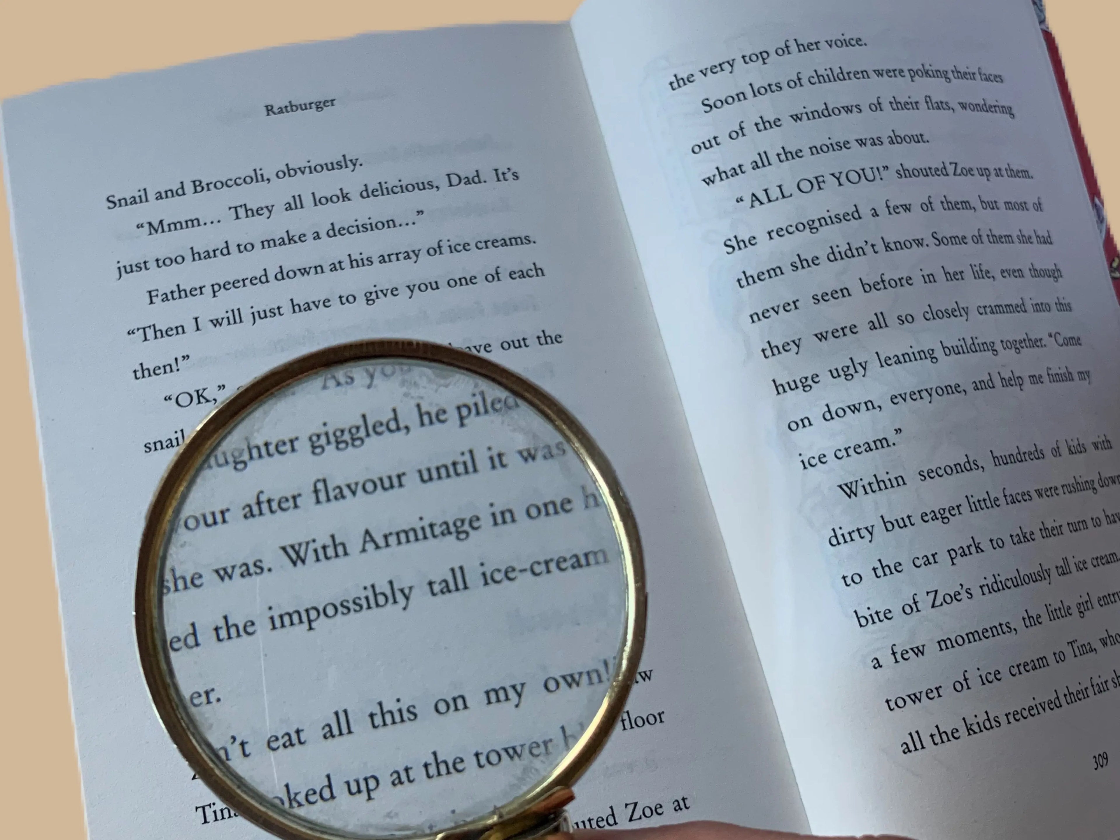 Marble magnifier