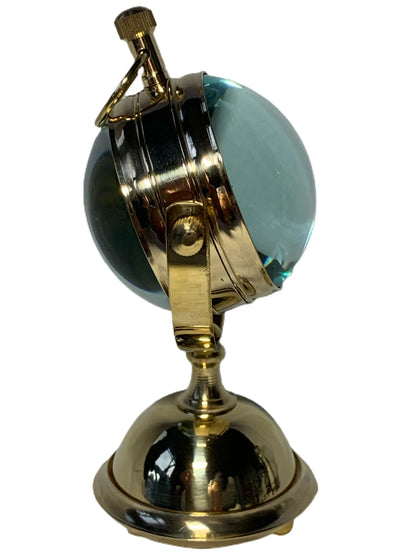 Rusty Ship Ball Clock on Stand mypirateshop