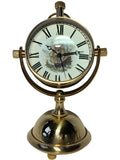 Rusty Ship Ball Clock on Stand mypirateshop