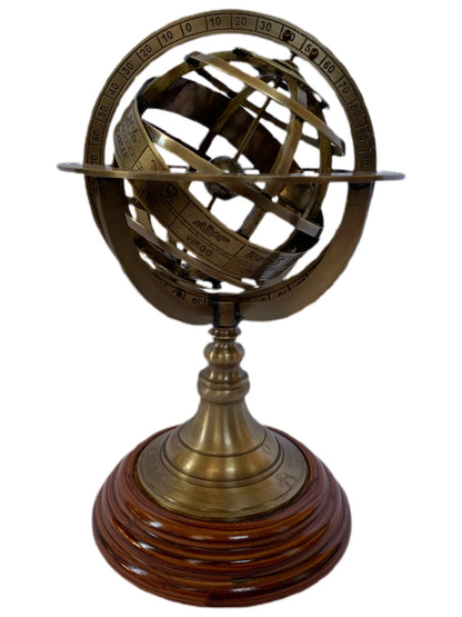 Medium Brass Armillary Sphere mypirateshop
