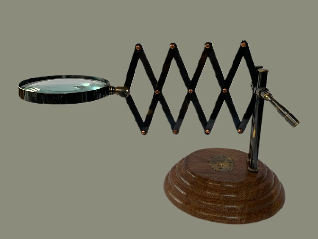 Magnifier with extendable arm
