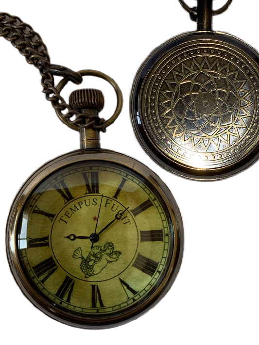 Pocket Watch - Tempus Fugit